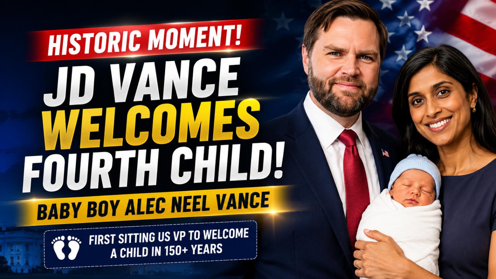 JD Vance and Usha Vance Welcome Baby Boy Alec Neel