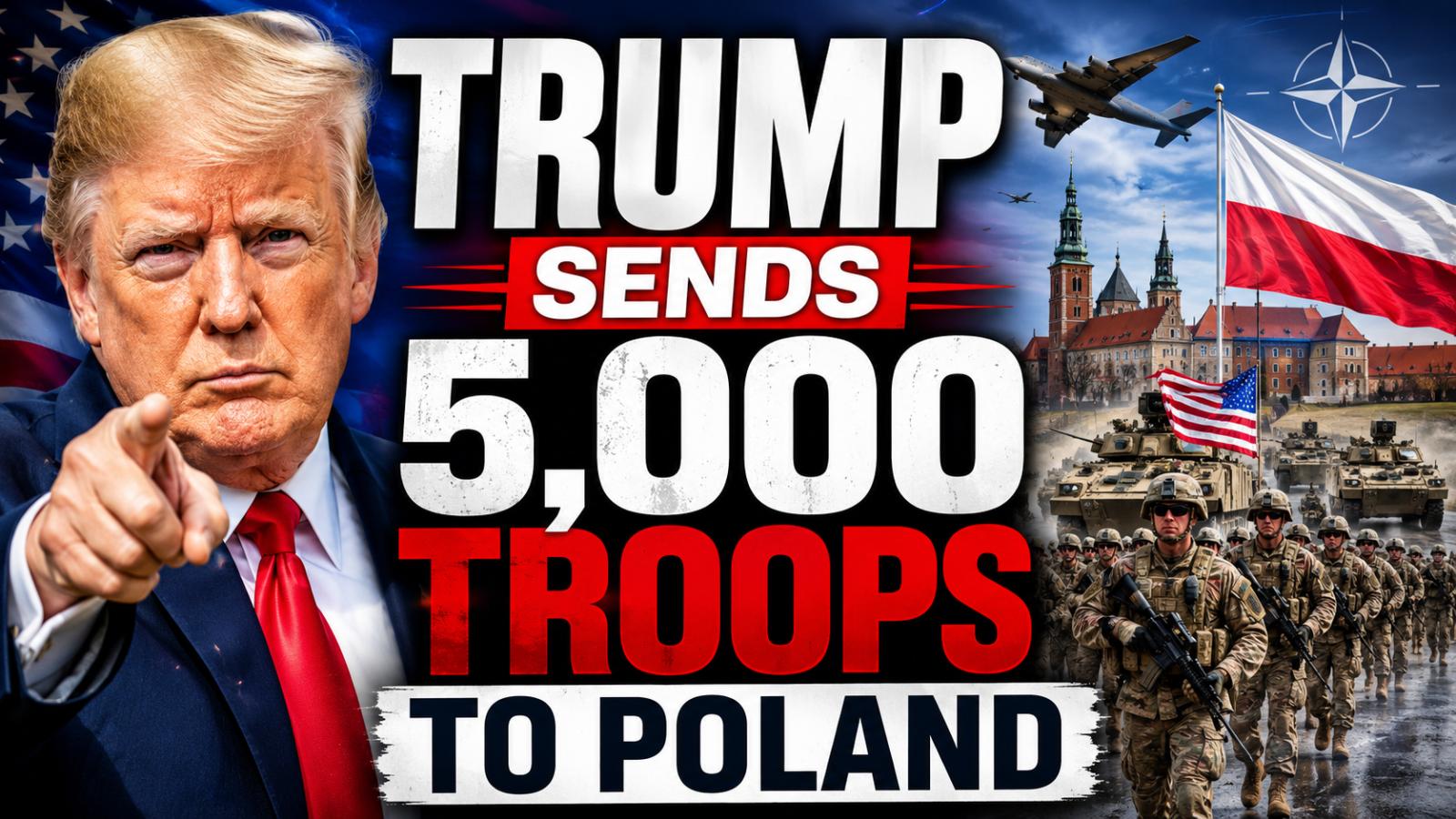 Trump Sends 5,000 More US Troops To Poland Amid NATO Tensions