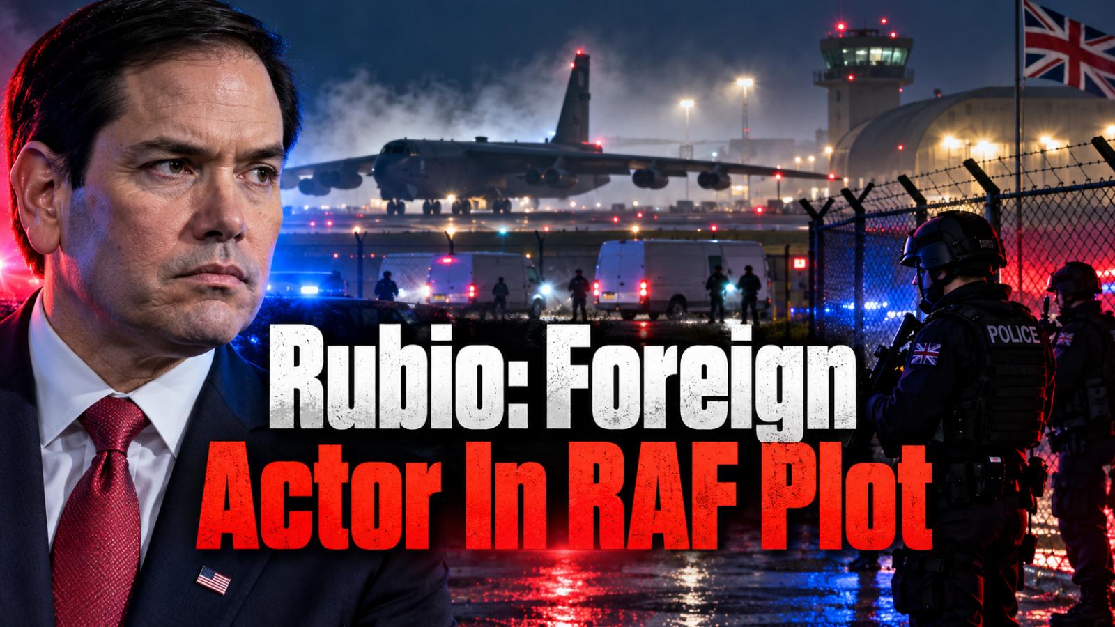 RAF Fairford Bomb Plot: Rubio Cites Foreign Actor