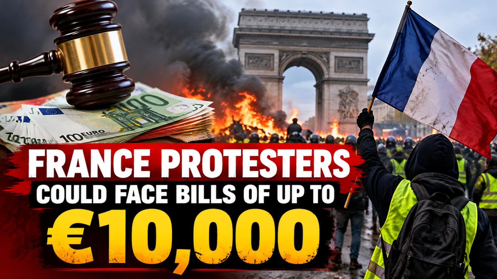 France Protest Damage Bill Could Cost Demonstrators €10,000