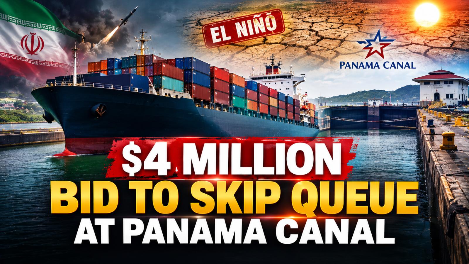 Panama Canal Shipping Costs Surge as Vessel Pays $4 Million