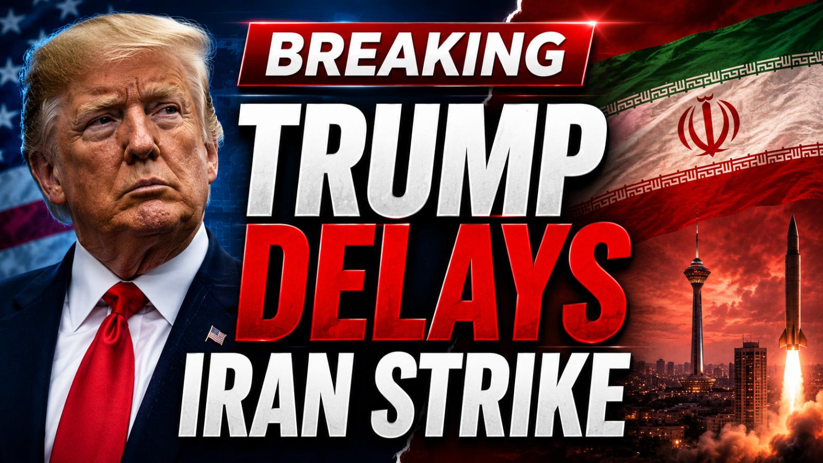 Trump Delays Iran Attack After Gulf Leaders Push For Nuclear Talks