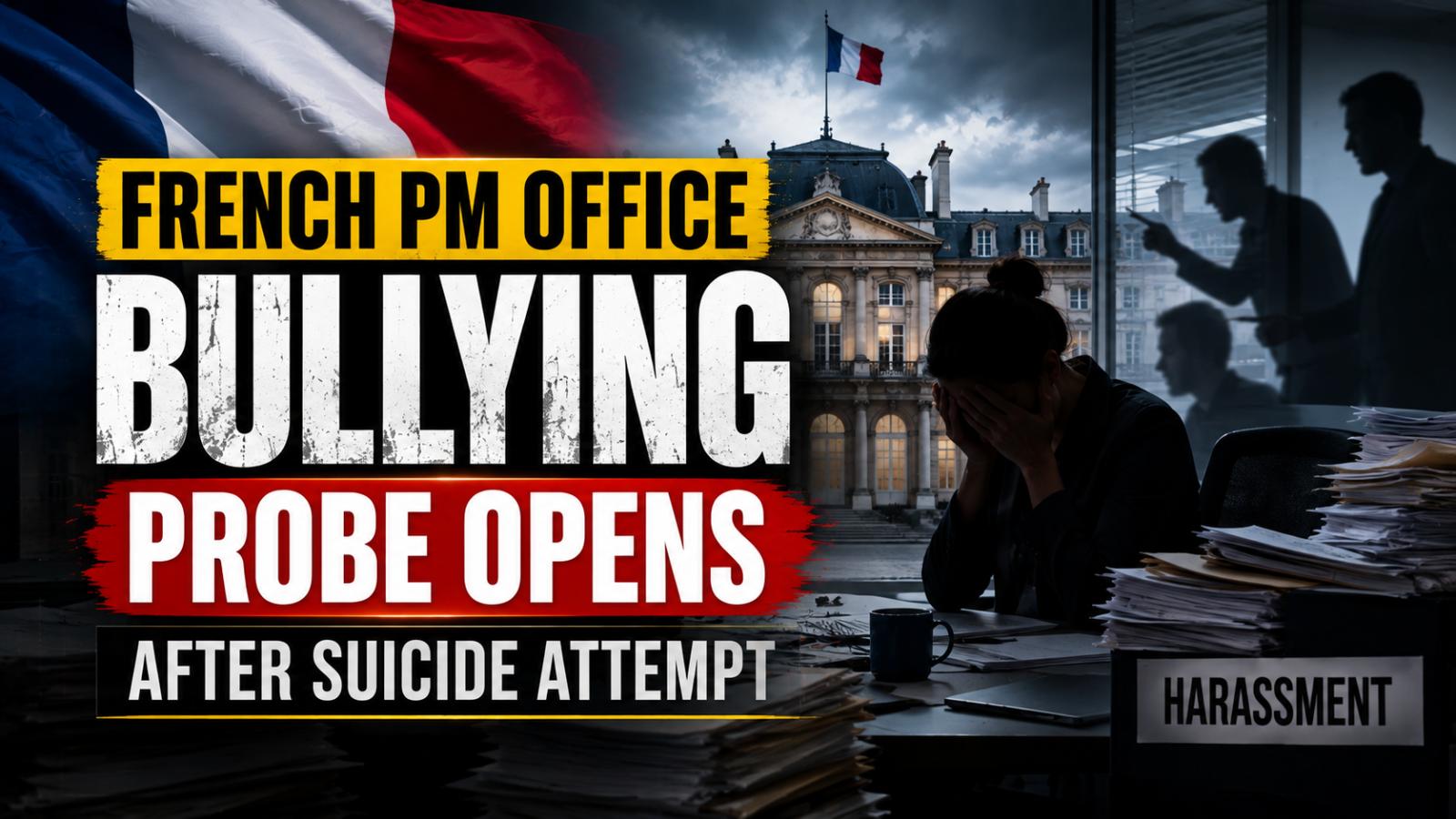 French PM Office Bullying Probe Opens After Suicide Attempt