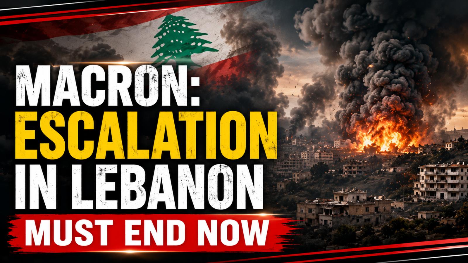 France Calls for End to Violence in Lebanon