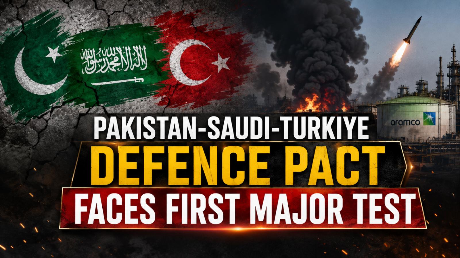 Pakistan Saudi Turkiye Defence Pact Faces First Major Test