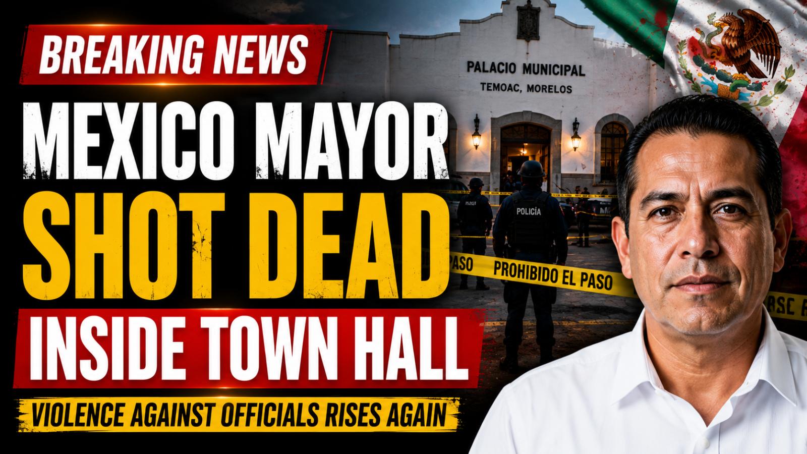 Mexico Mayor Shot Dead Inside Town Hall in Morelos
