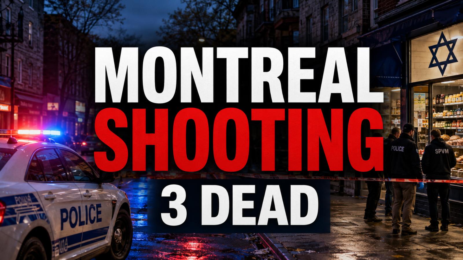 Three dead in Montreal Jewish neighbourhood shooting