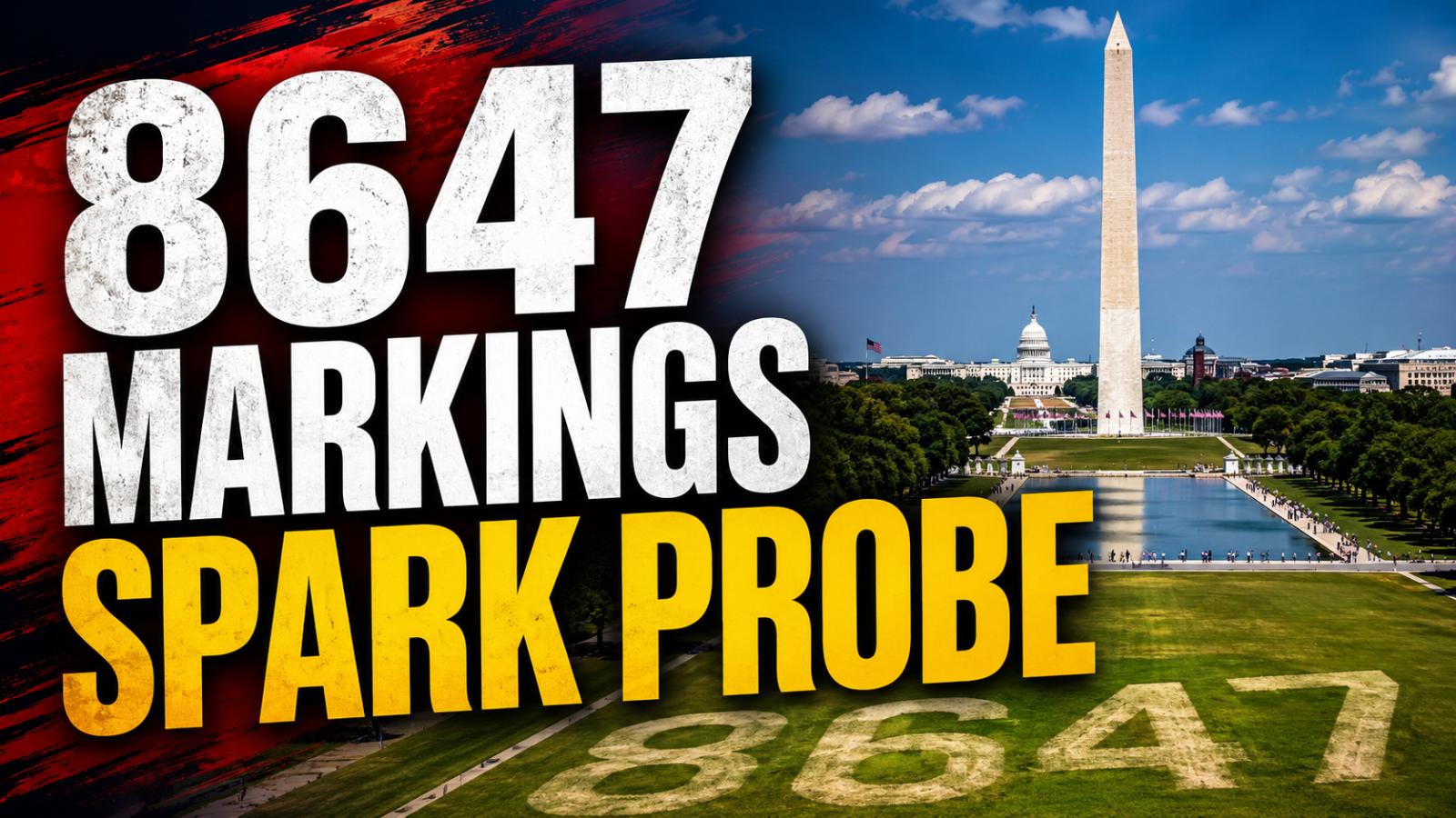 US Park Police investigate 8647 marking on National Mall