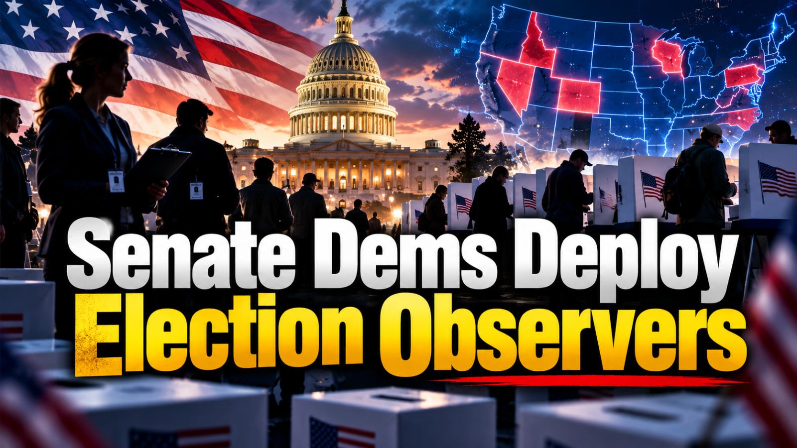 Senate Democrats deploy election observers for 2026 midterms