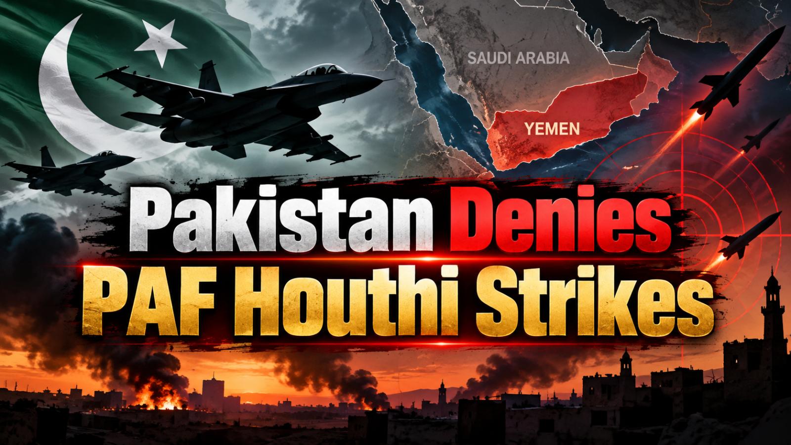 Pakistan denies PAF strikes on Houthis under Makkah pact