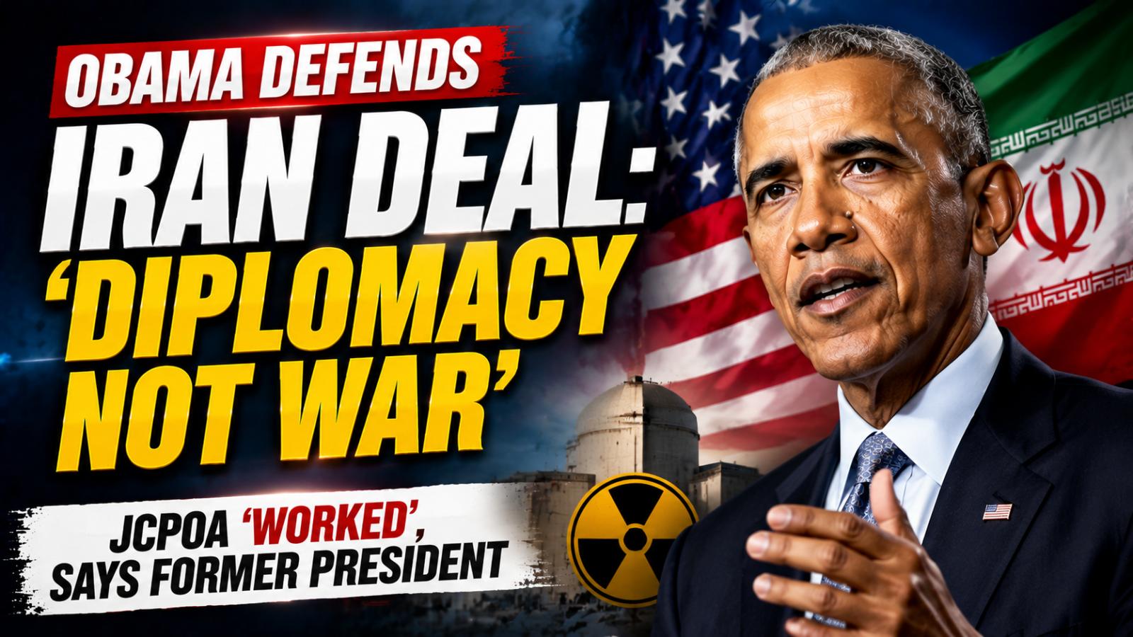 Obama Defends Diplomacy with Iran on Nuclear Deal