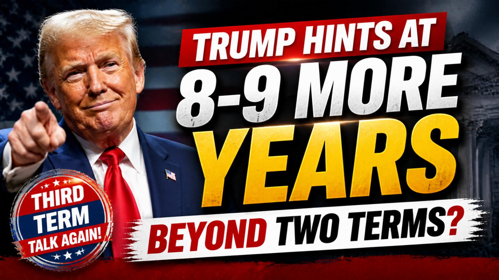 Trump Jokes About Staying in Power Beyond Two Terms