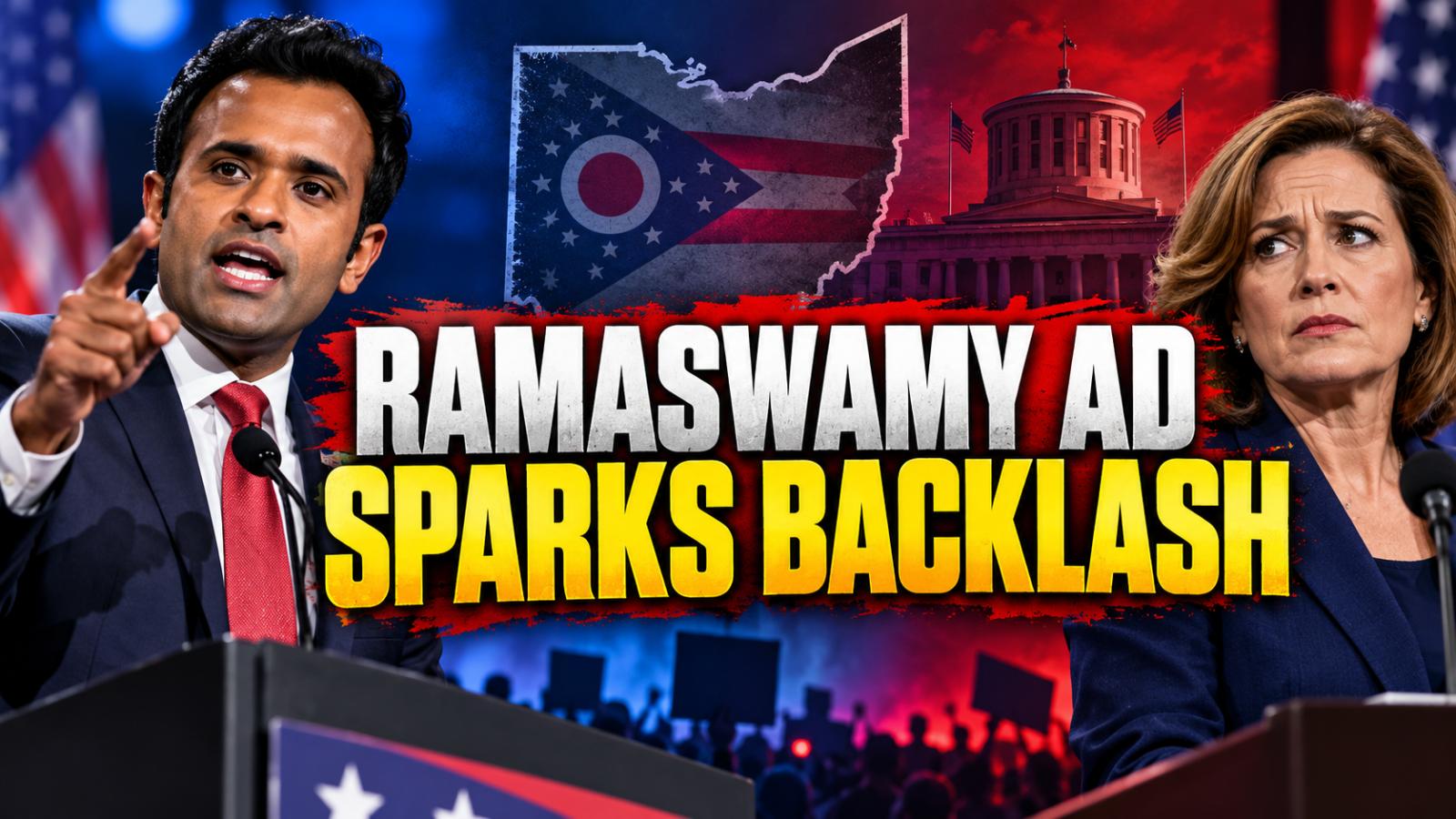 Ramaswamy ad featuring Amy Acton’s mother sparks backlash