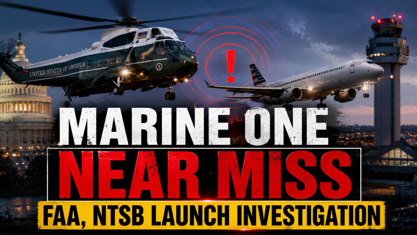 Marine One Near Miss Triggers FAA and NTSB Investigation