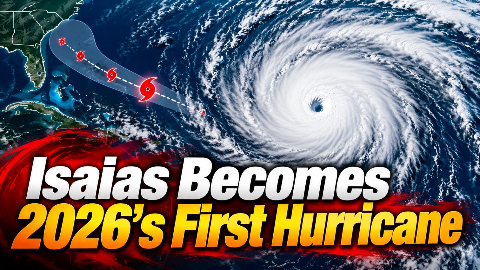 2026 Atlantic first hurricane: Isaias breaks historic record
