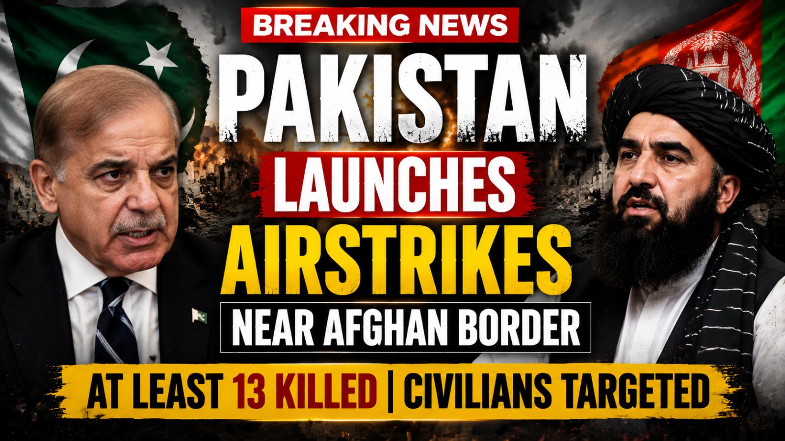 Pakistan launches deadly strikes near Afghanistan border