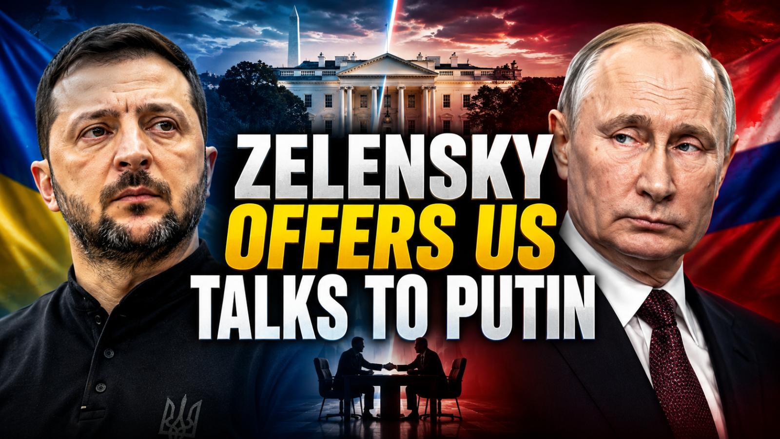 Zelensky Offers US Venue for Direct Putin Talks