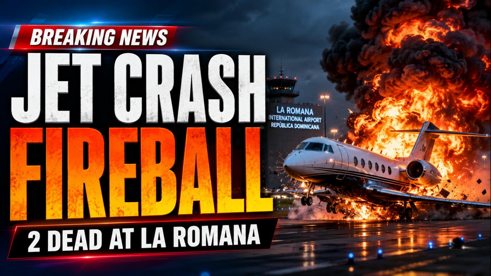 Gulfstream G200 Explodes At La Romana Airport