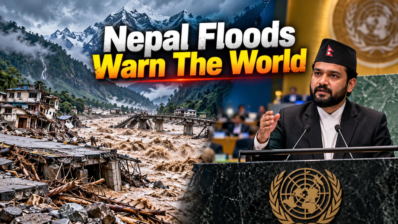 Nepal flood climate risk is a warning to world, Shah tells UN