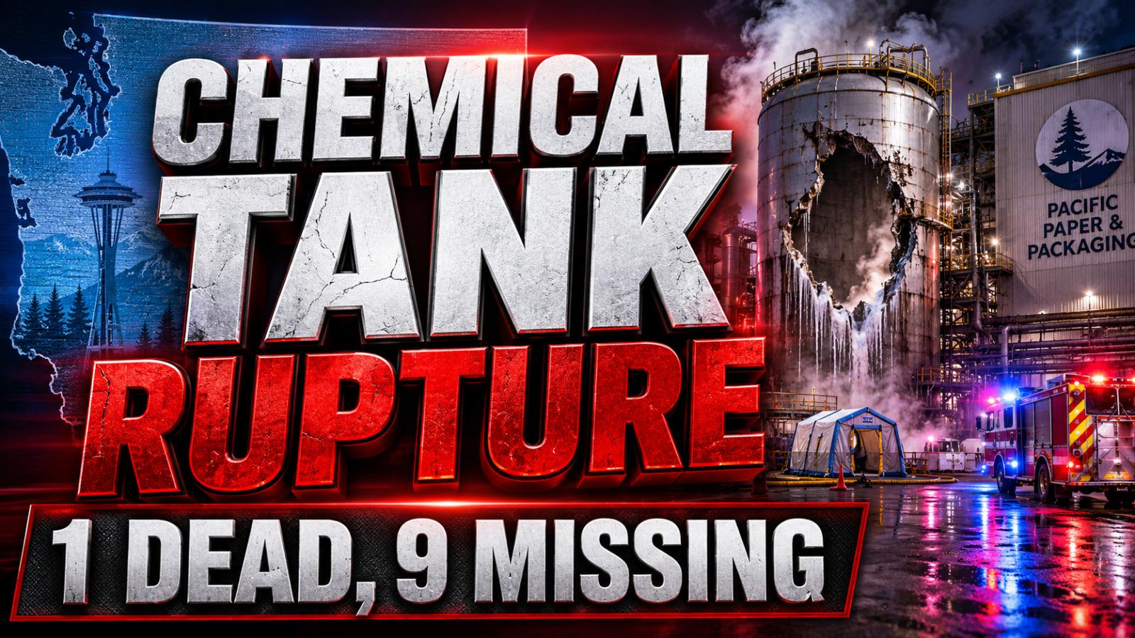 Washington Paper Mill Chemical Tank Rupture Leaves One Dead