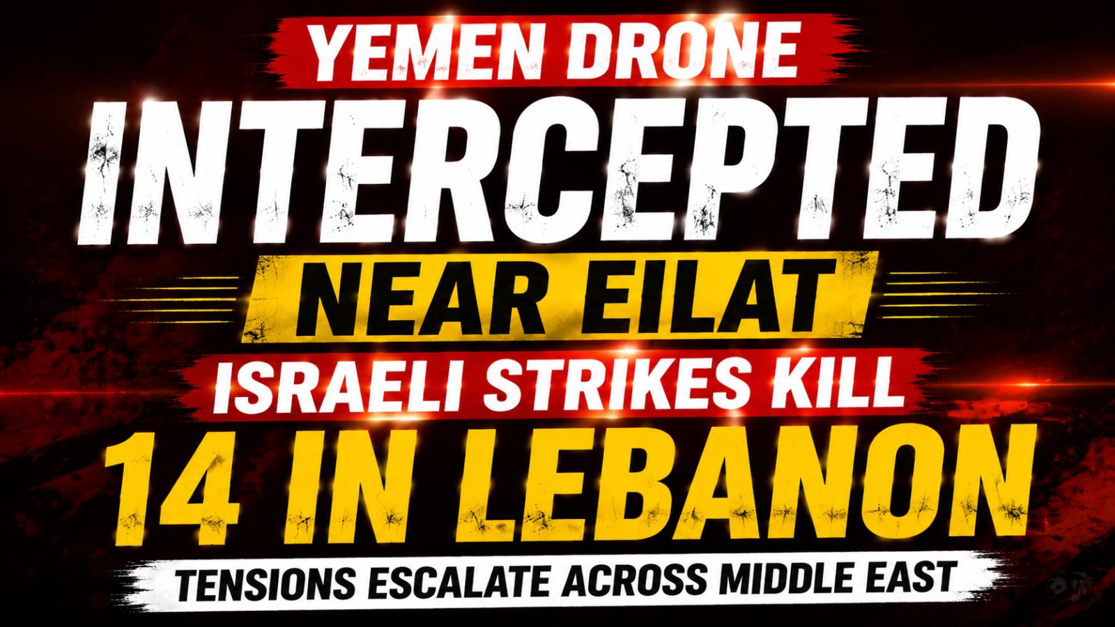 Israeli Strikes Kill 14 in Southern Lebanon Amid Tensions