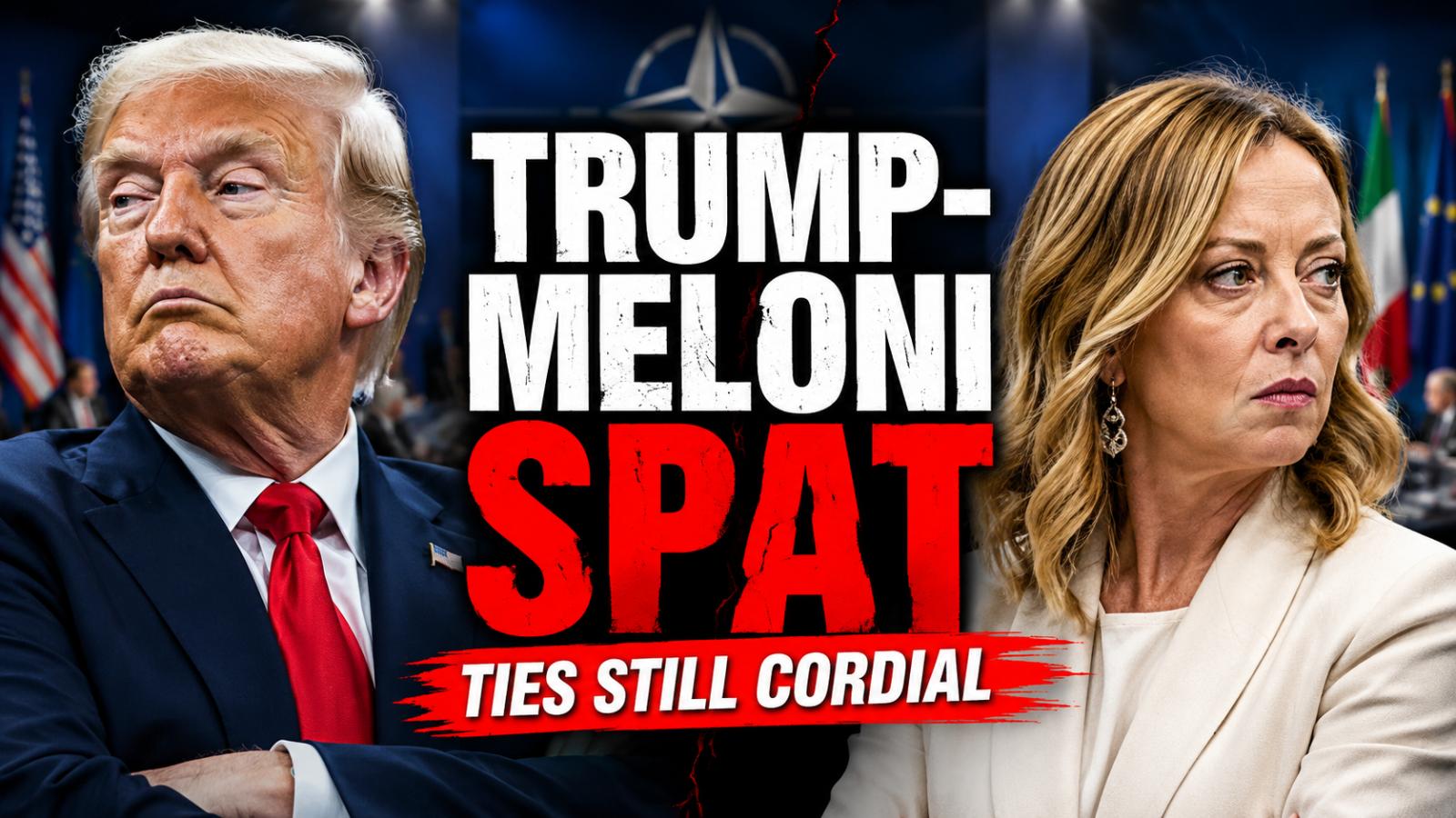 Meloni says Trump ties remain cordial after spat