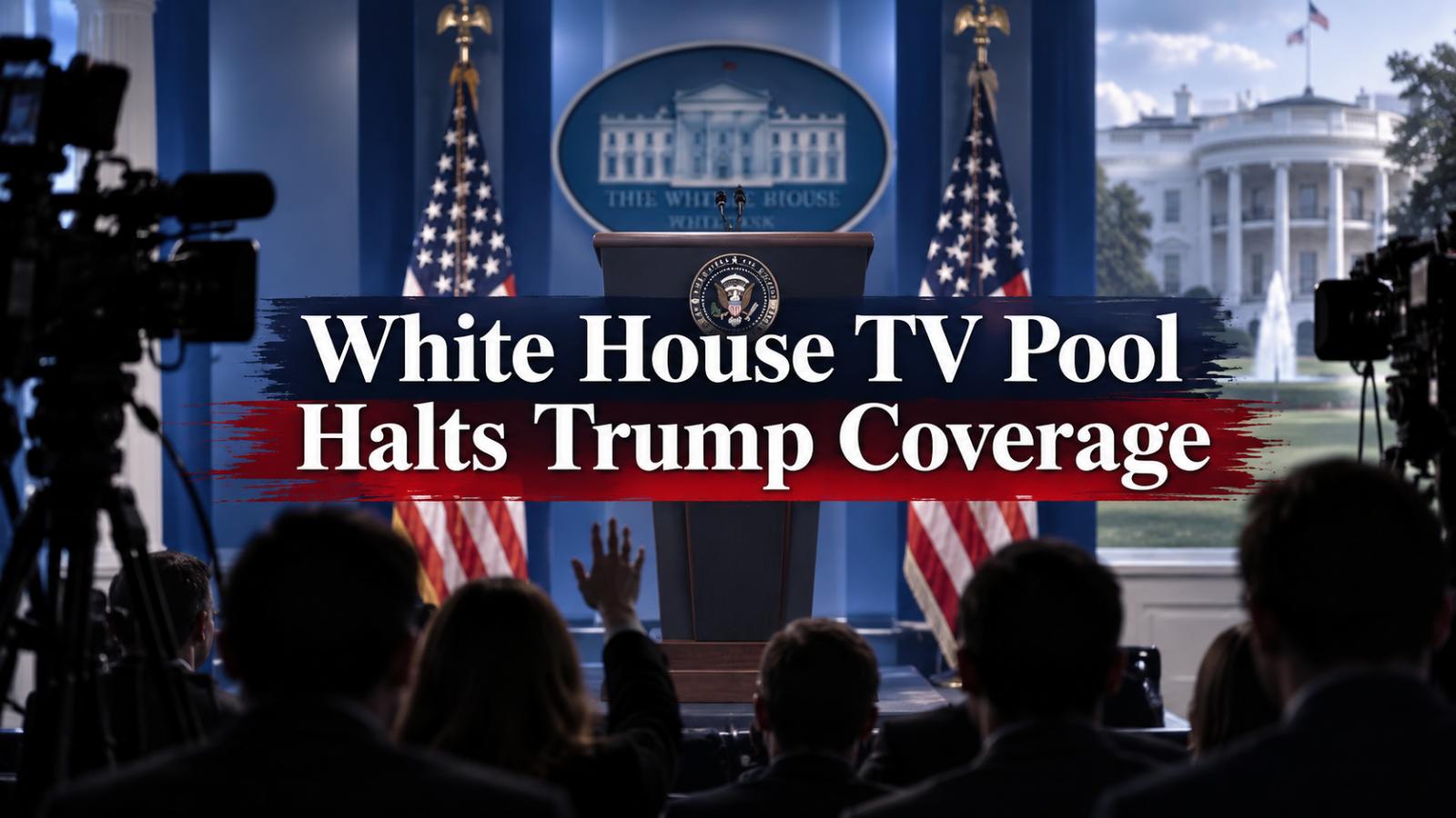 White House TV Pool Halts Trump Coverage After CNN Ban