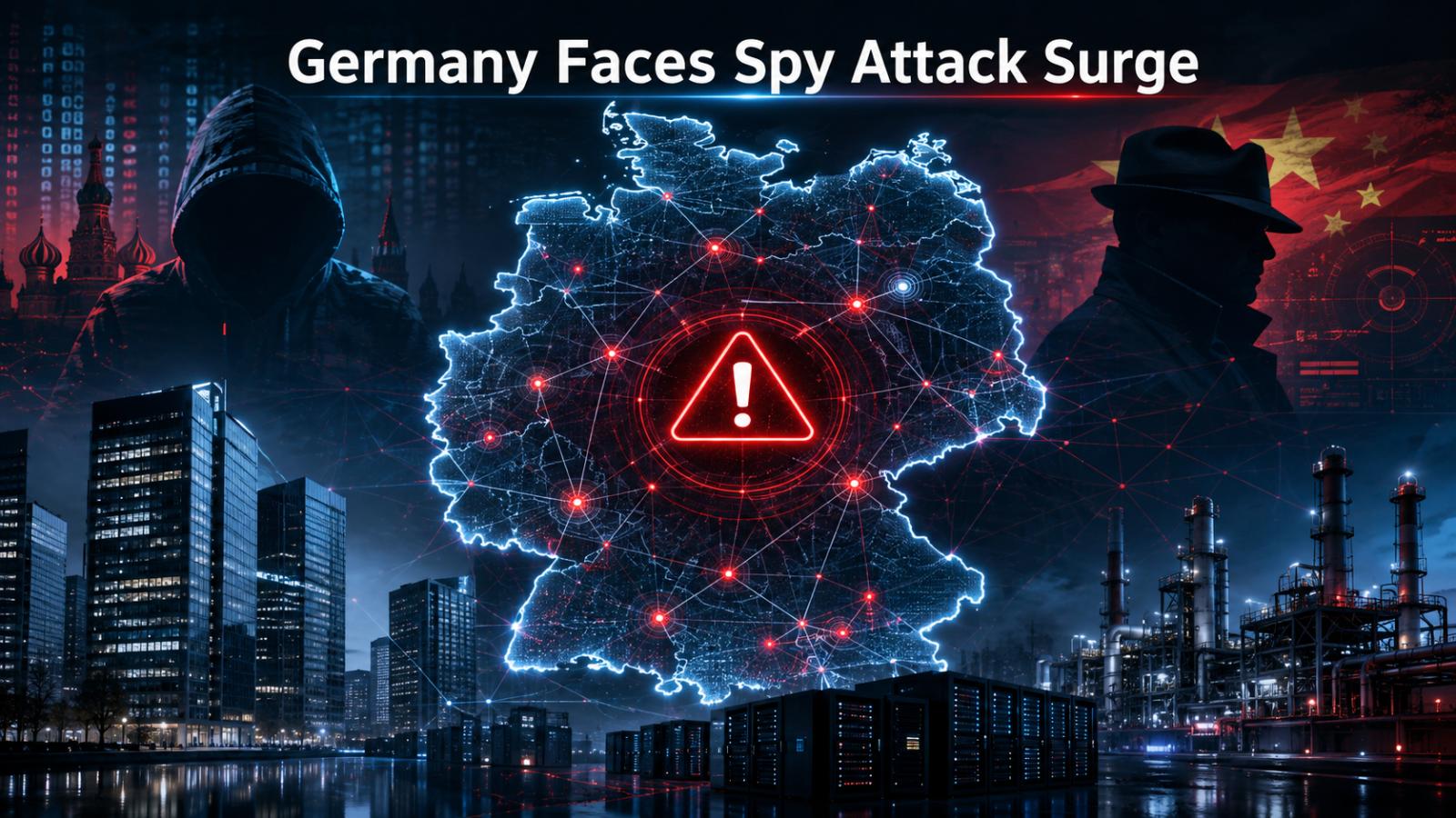 Germany Cyber Espionage Threat Surges as Foreign Spies Target Firms