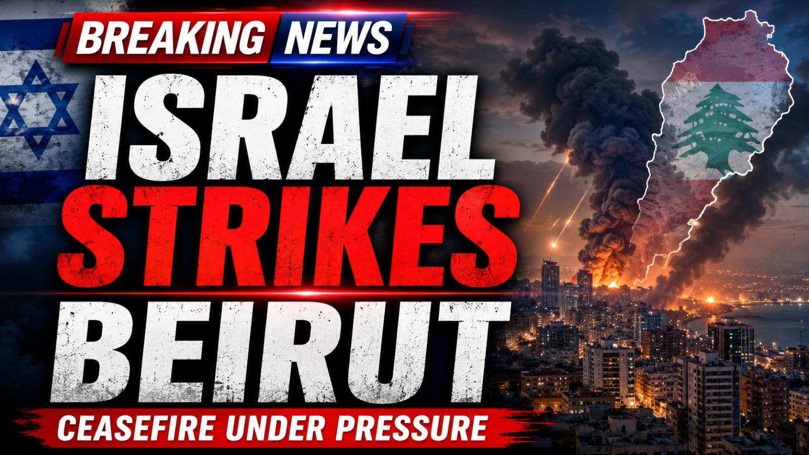 Israel Strikes Lebanon As Fragile Ceasefire Faces New Pressure