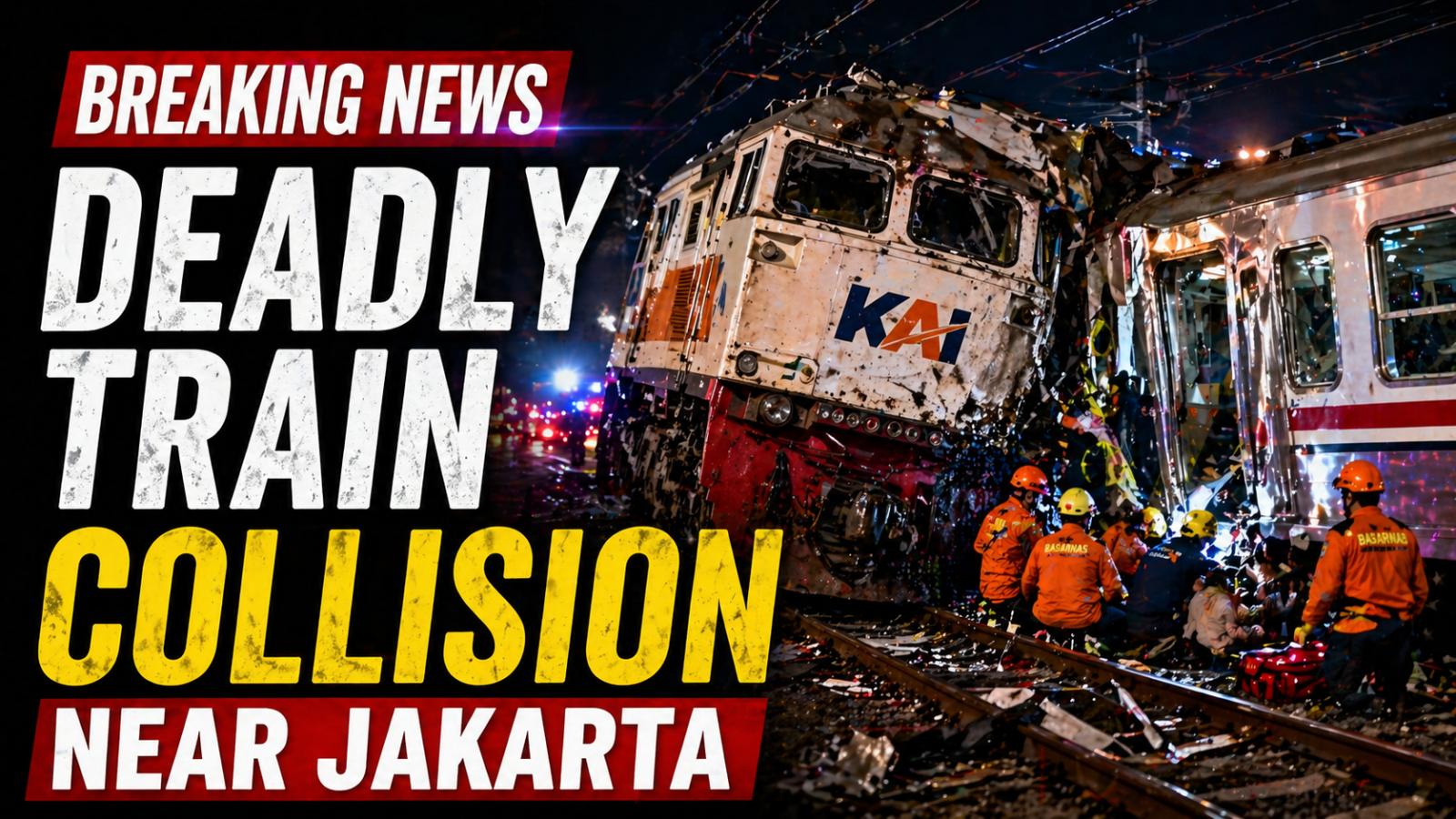 Indonesia Train Crash Triggers Rescue Efforts After Jakarta Collision