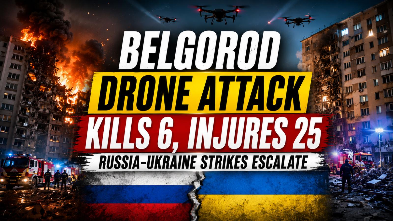 Belgorod Drone Attack Kills Six as Russia-Ukraine Strikes Escalate