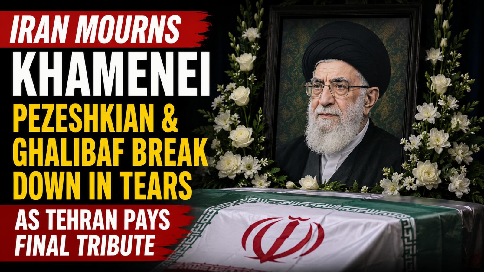Iran mourns Khamenei as leaders attend funeral