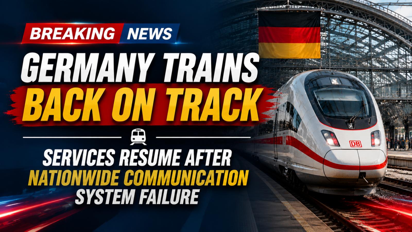 Germany train delays ease after GSM-R communication breakdown