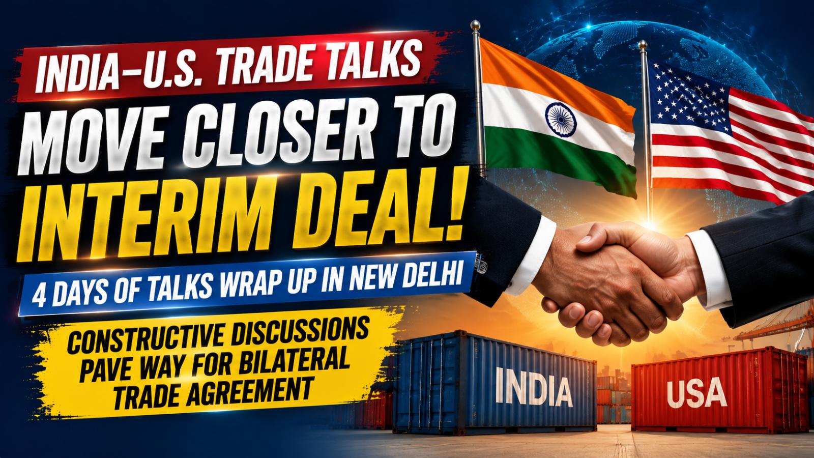 India-US Trade Talks Edge Toward Interim Agreement