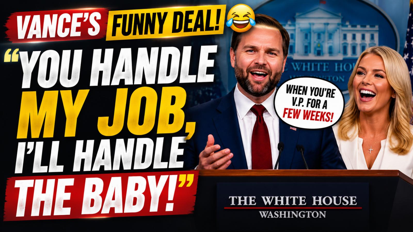 White House Press Briefing Gets Humorous Twist With JD Vance