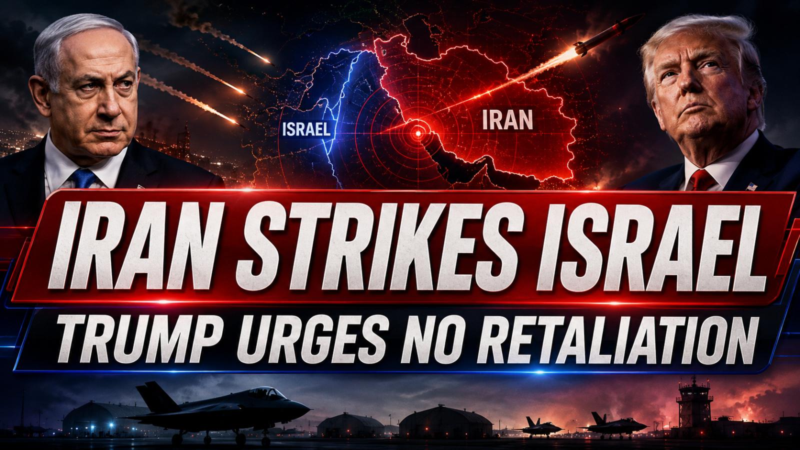 Iran Fires Missiles At Israeli Air Base