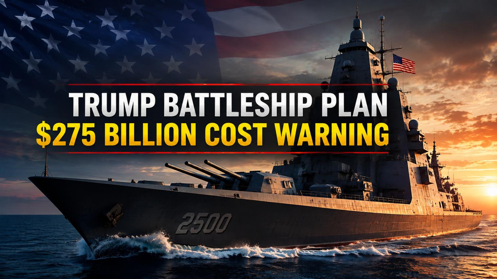 Trump Battleship Cost Could Reach $275 Billion, CBO Says