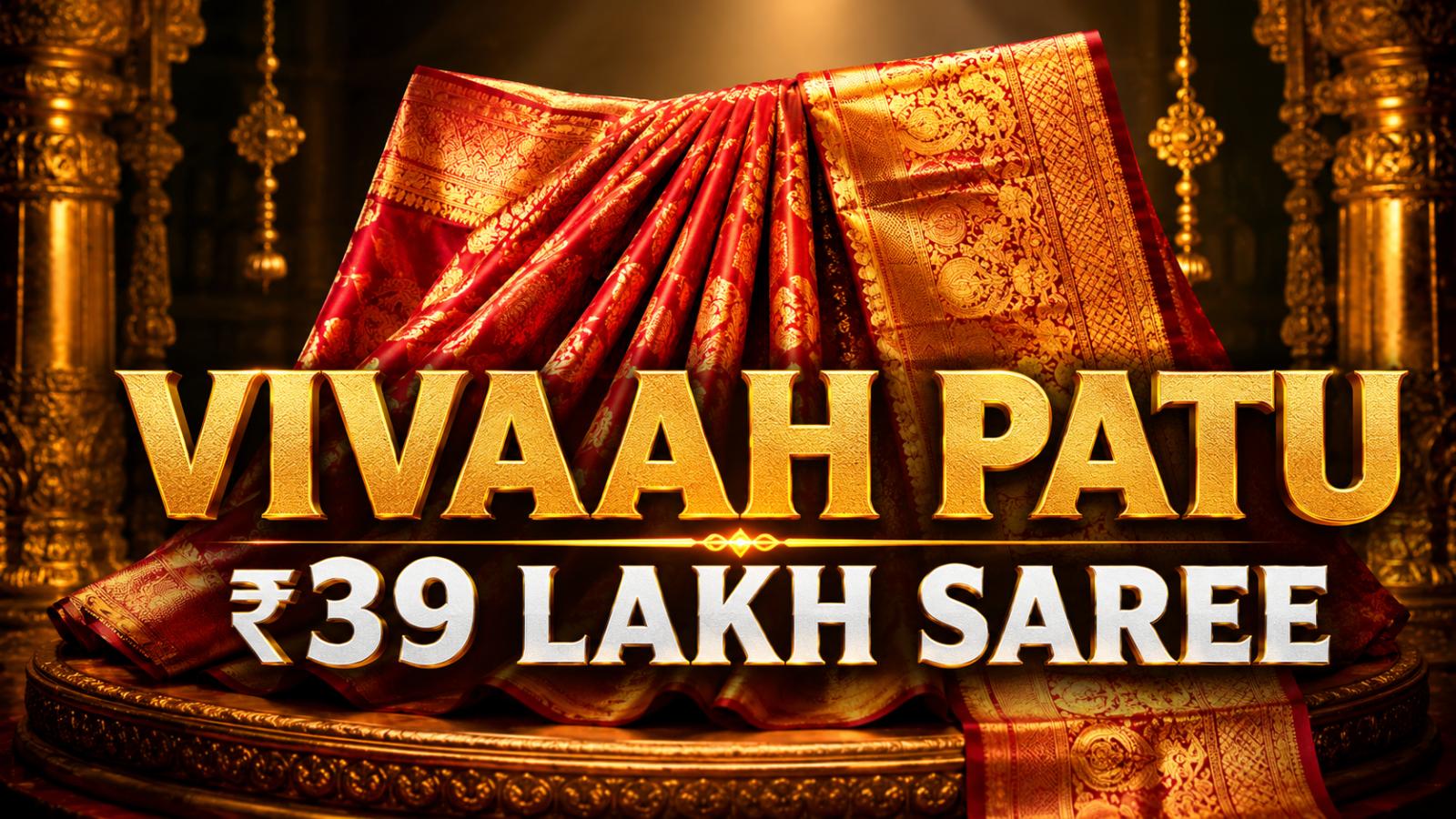 Vivaah Patu saree  India’s record silk masterpiece