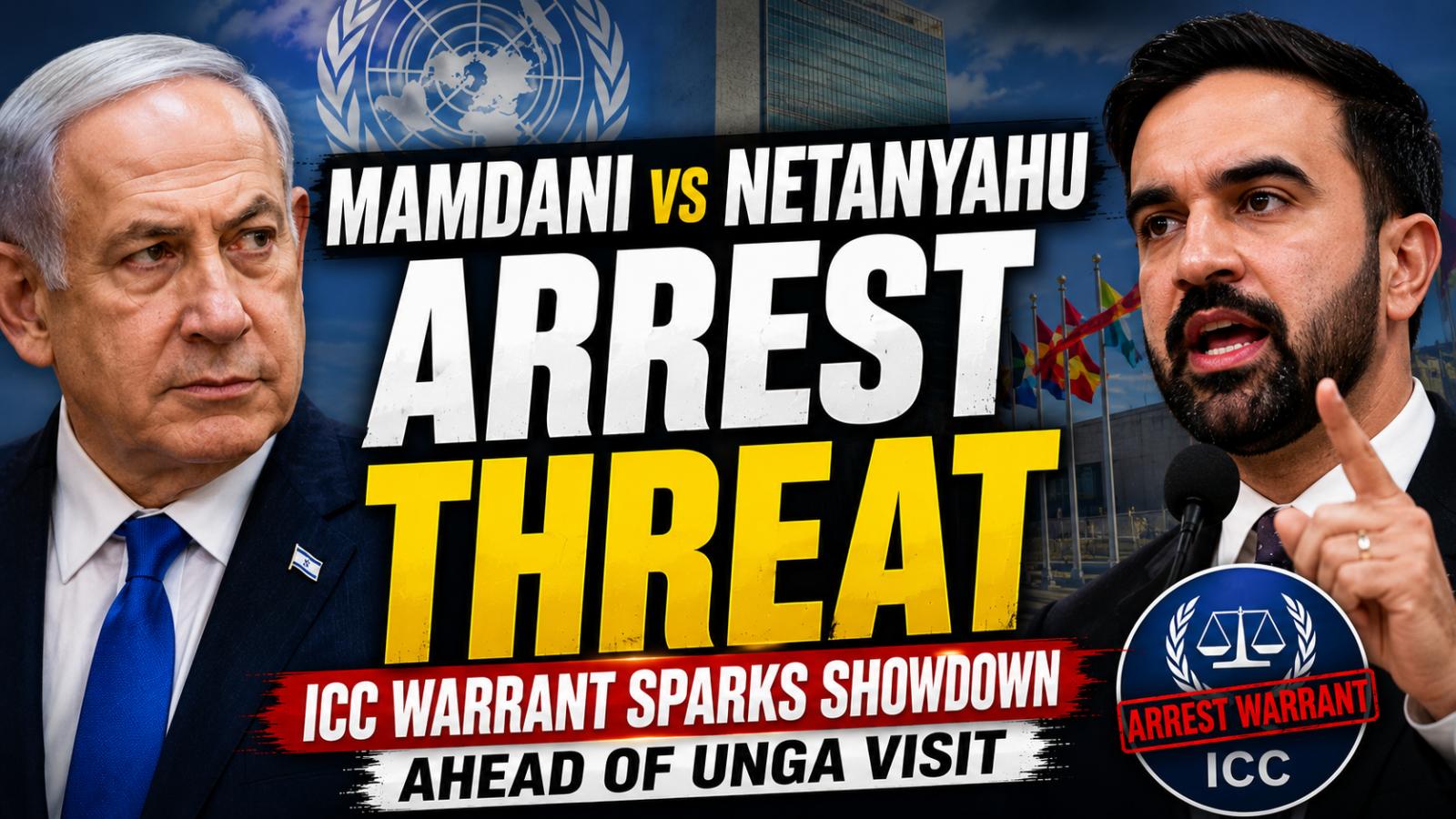 Mamdani Netanyahu Arrest Row Escalates Before UNGA Visit