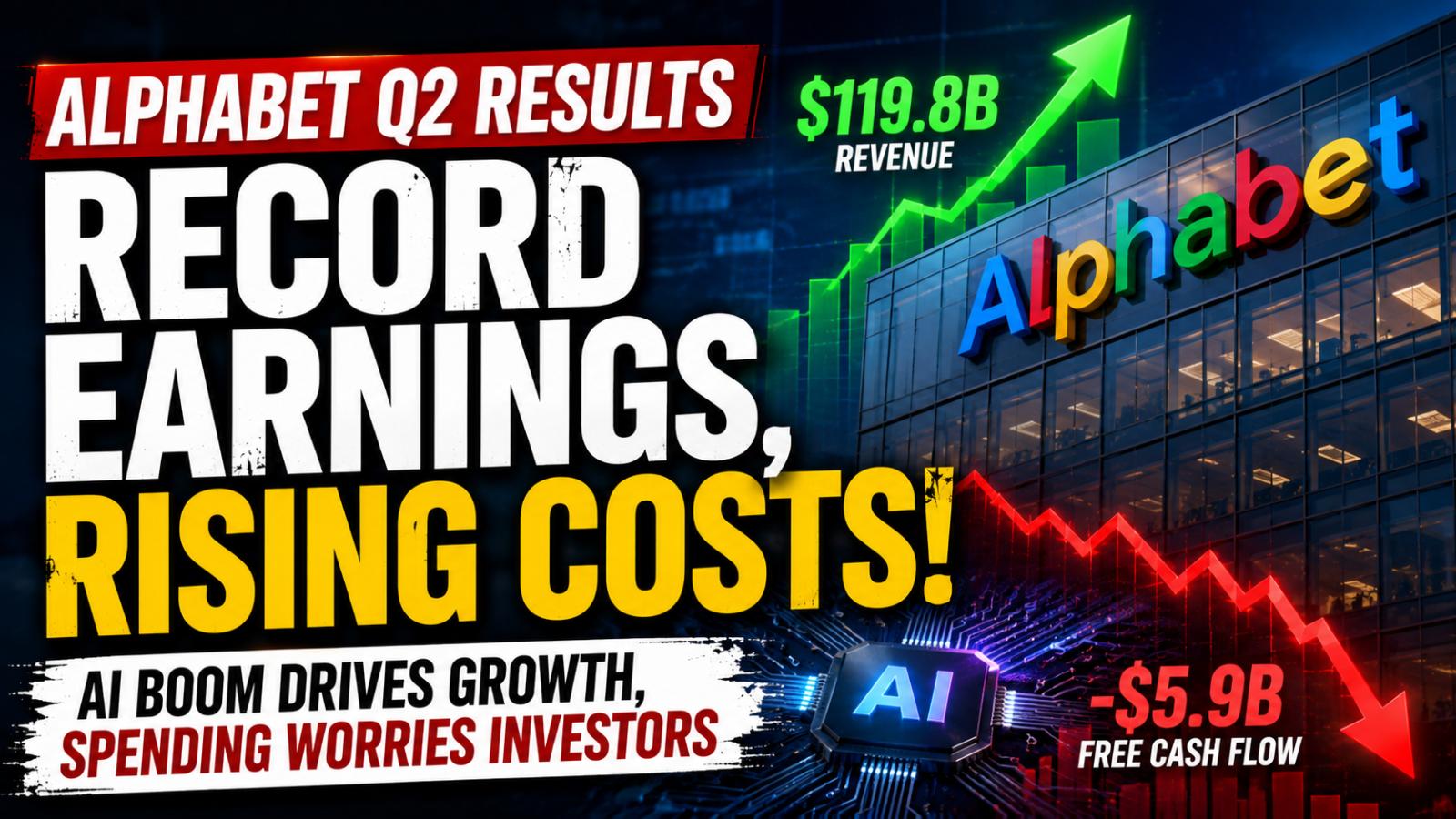 Alphabet Q2 Results Show AI Boom but Rising Costs Worry Investors