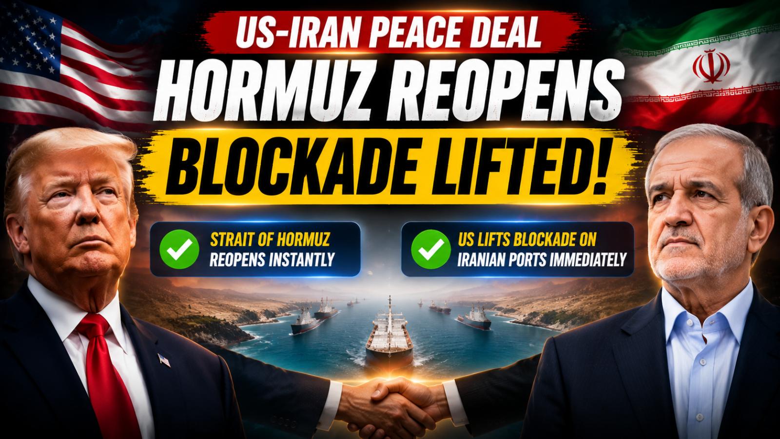 Trump-Pezeshkian MoU ends conflict with Hormuz reopening plan