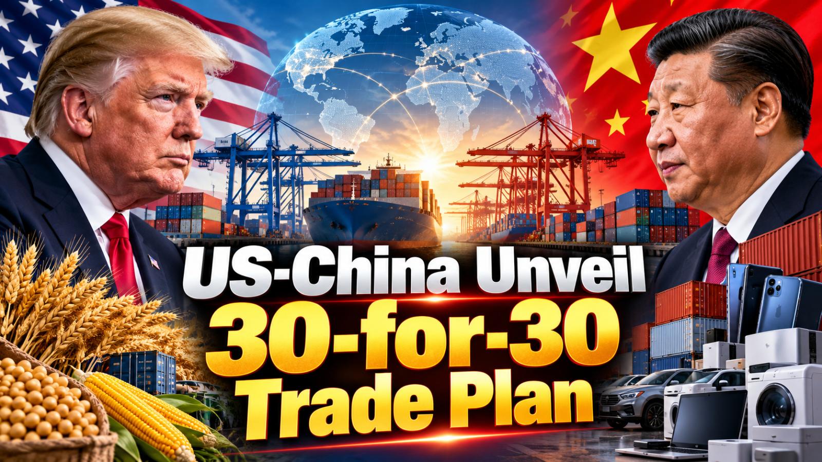US-China 30-for-30 Trade Framework Targets $60B in Goods