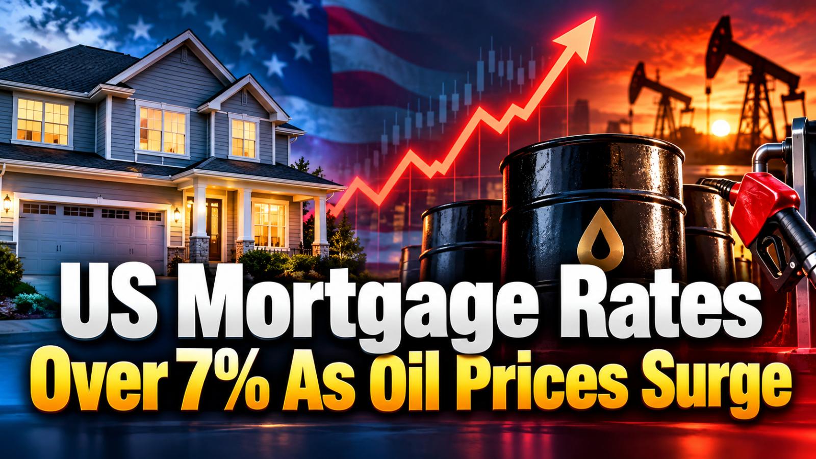 US mortgage rates over 7% as oil prices surge past $107