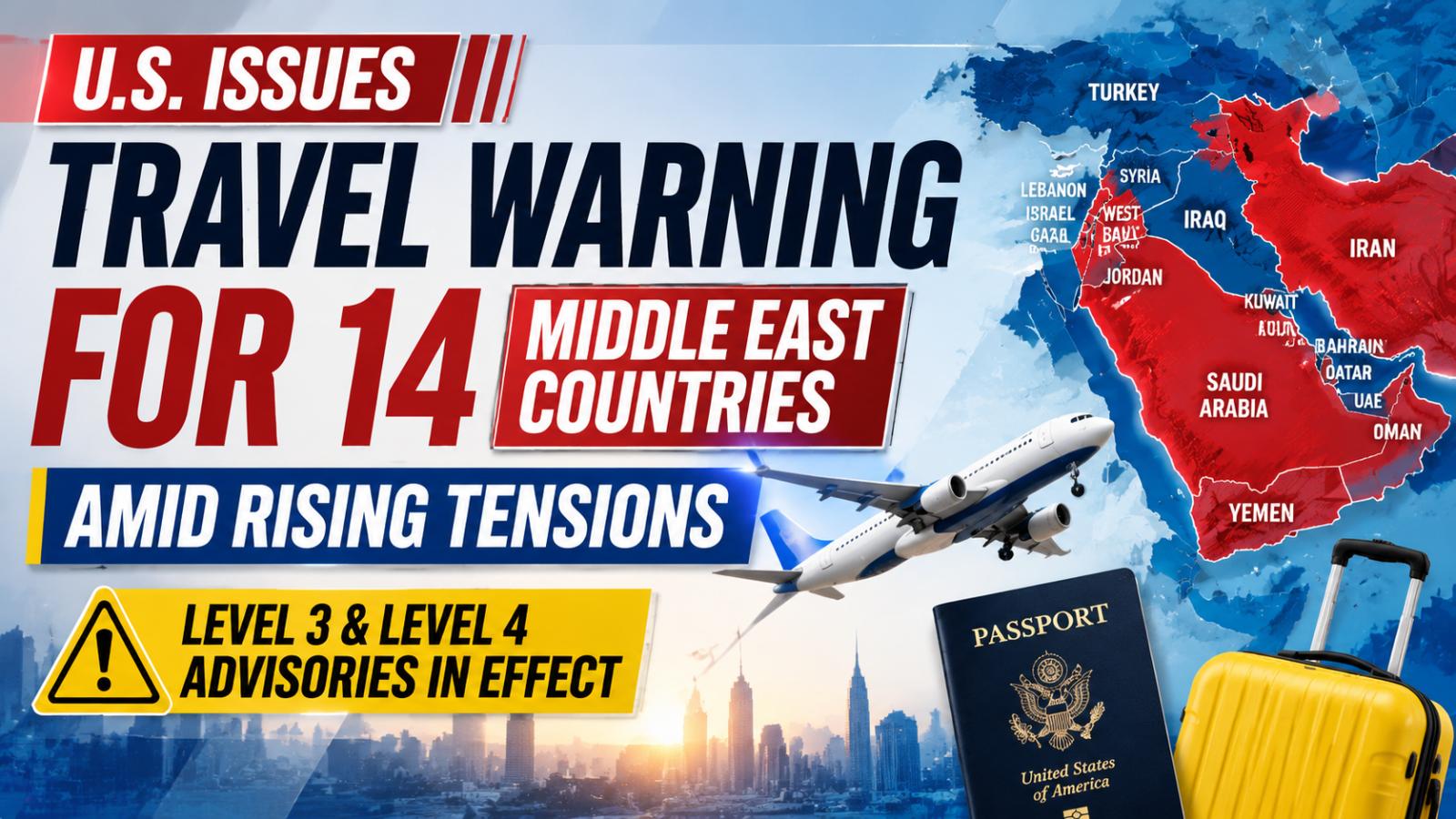 US Issues Fresh Travel Advisory for Middle East Tensions