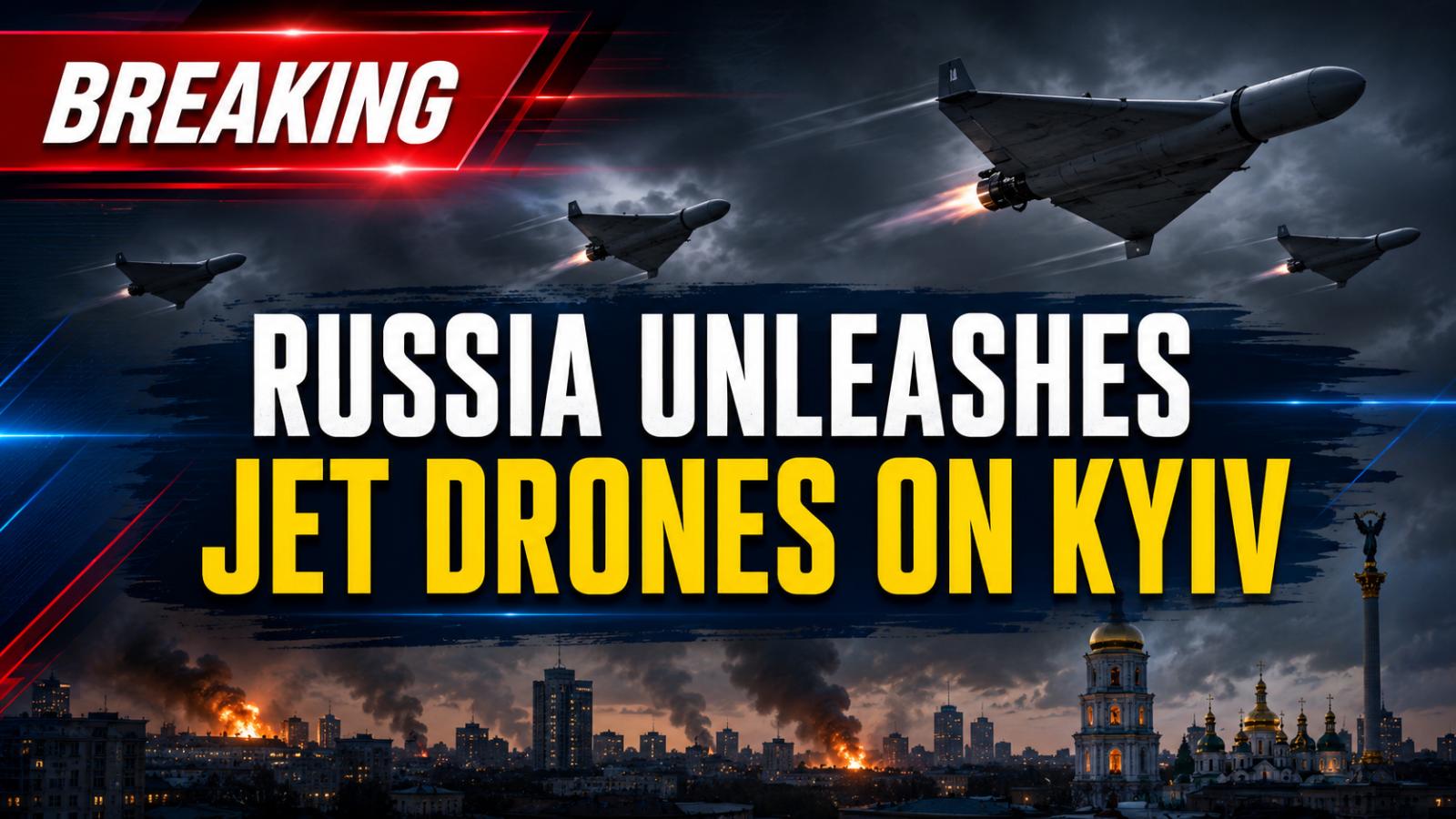 Russia Jet-Powered Drones Intensify Daytime Attacks on Kyiv