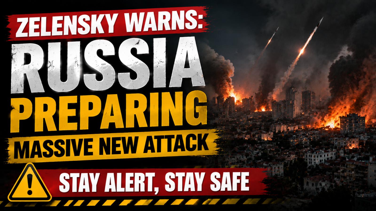 Zelensky Warns of Major Russian Attack on Ukraine