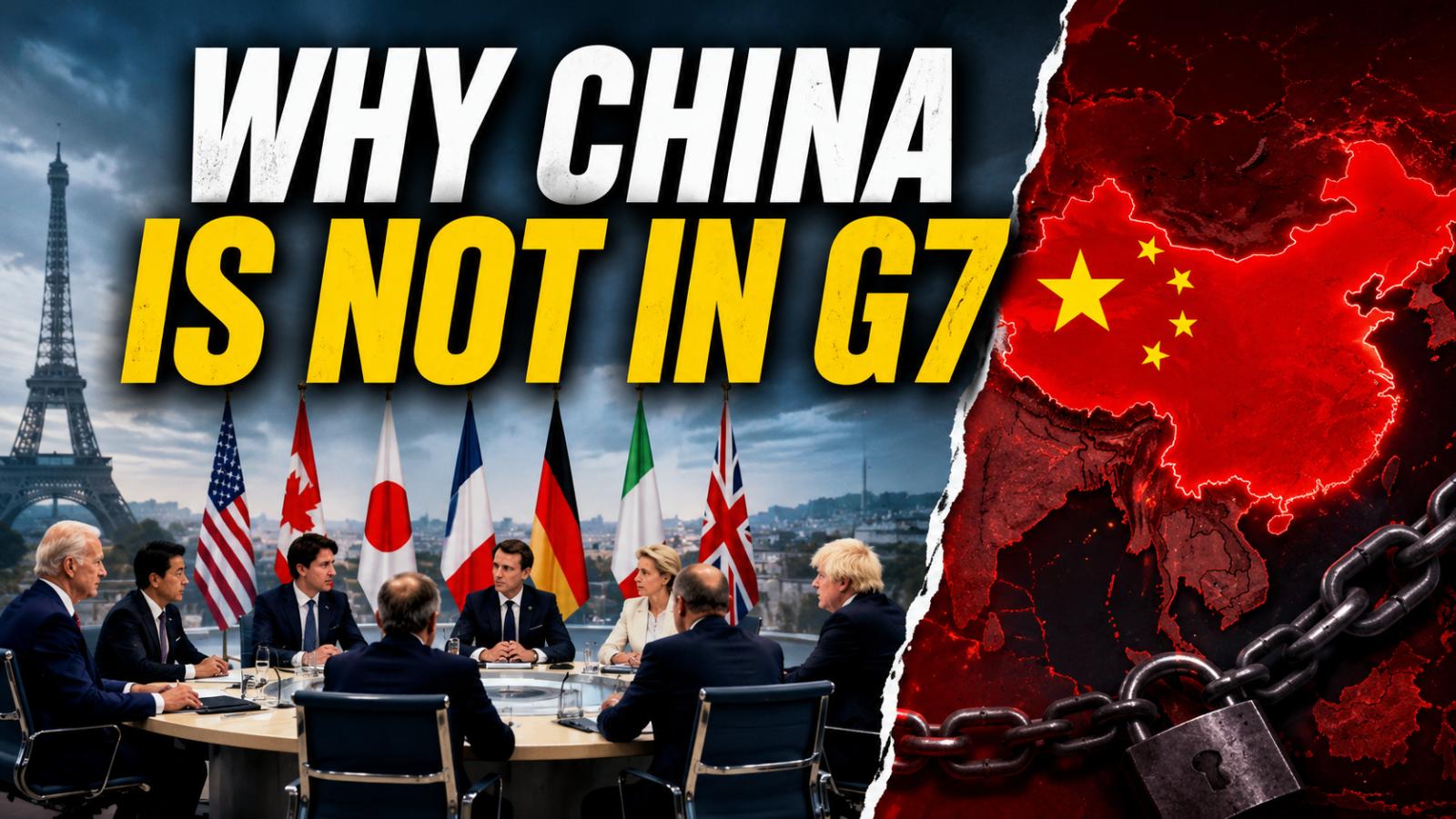 Why China is not a G7 member despite its global influence