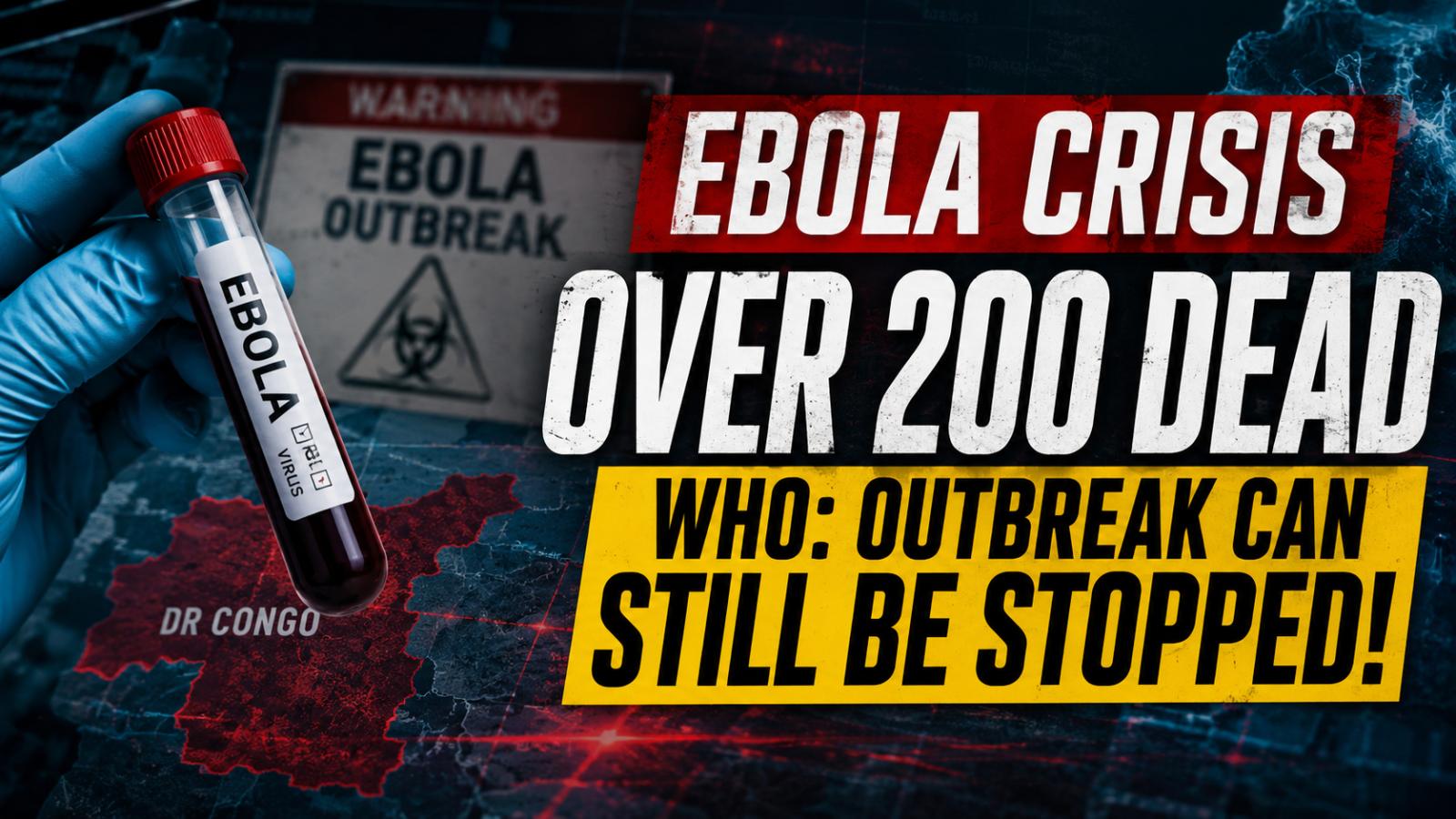 WHO Chief Says Congo Ebola Outbreak Can Still Be Stopped