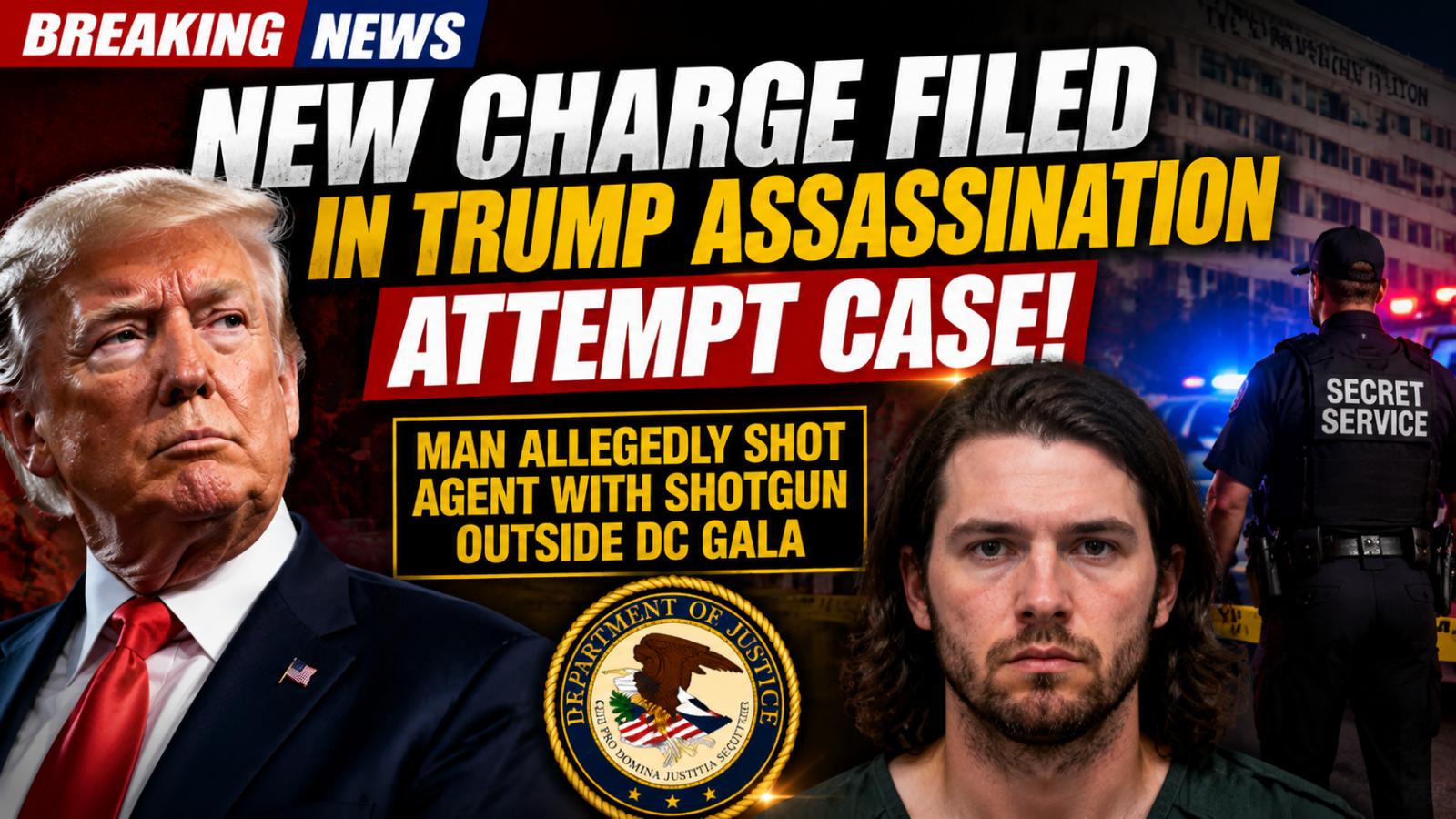 New Charge Filed Against Cole Allen in Assassination Attempt on President Trump