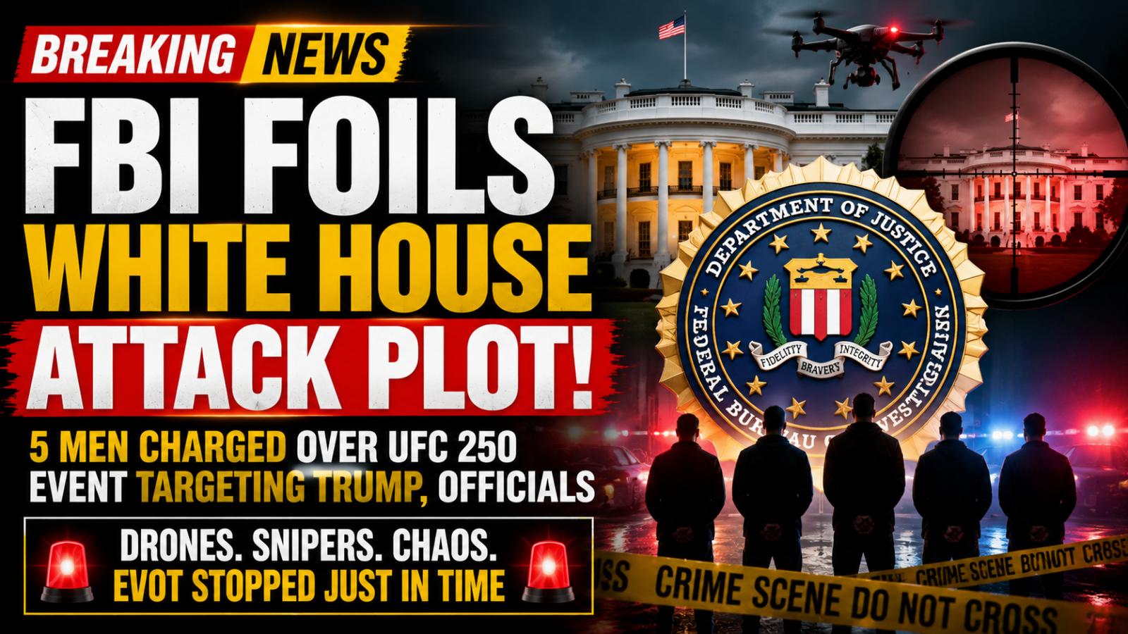 FBI Foils White House UFC 250 Attack Plot, Five Arrested